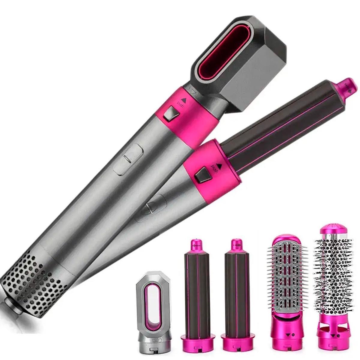 💇‍♀️ SPAZZOLA MODELLANTE 5 IN 1 – SECCHIO ROTANTE 💇‍♀️