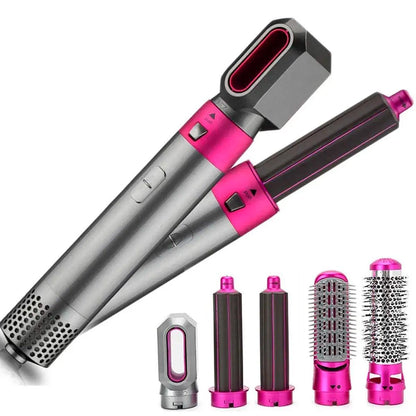 💇‍♀️ SPAZZOLA MODELLANTE 5 IN 1 – SECCHIO ROTANTE 💇‍♀️