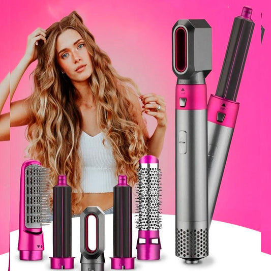 💇‍♀️ SPAZZOLA MODELLANTE 5 IN 1 – SECCHIO ROTANTE 💇‍♀️