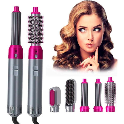 💇‍♀️ SPAZZOLA MODELLANTE 5 IN 1 – SECCHIO ROTANTE 💇‍♀️