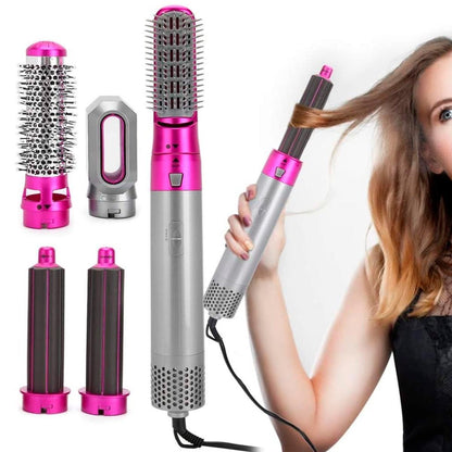 💇‍♀️ SPAZZOLA MODELLANTE 5 IN 1 – SECCHIO ROTANTE 💇‍♀️