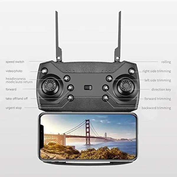🔥 DRONE 998 PRO – MINI DRONE RIPIEGABILE CON FOTOCAMERA 4K 🔥